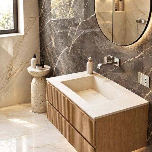 Bagno in stile contemporaneo di 4 di Arcangelo Primato Bagno in stile contemporaneo di 4 di Arcangelo Primato
