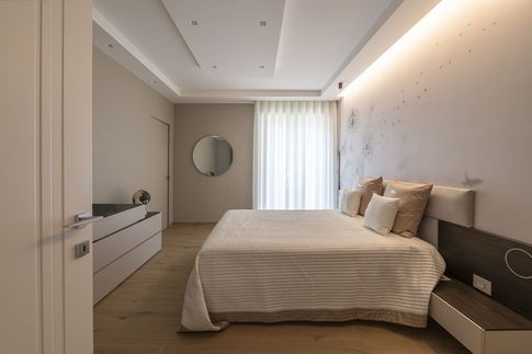 Camera da Letto in stile contemporaneo di 17 di Diletta Villani Architetto