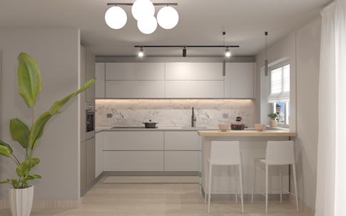 Cucina in stile moderno di 10 di LABORATORIO DI INTERNI