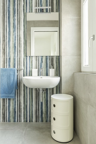 Bagno in stile urban di 5 di Alessandra Avagnano Architetto