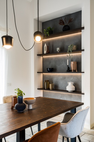 Soggiorno in stile contemporaneo di 57 di Micro Interior Design