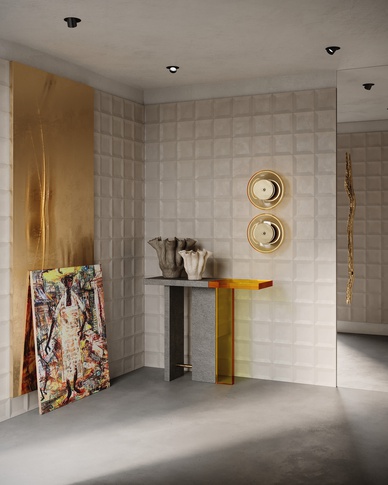 Ingresso in stile minimal di 15 di Aureainteriors