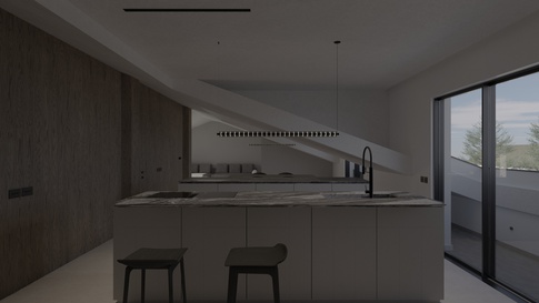 Open Space in stile japandi di 65 di Nappo Antonio / Narch Design Studio