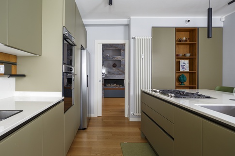 Cucina in stile contemporaneo di 20 di As architettura