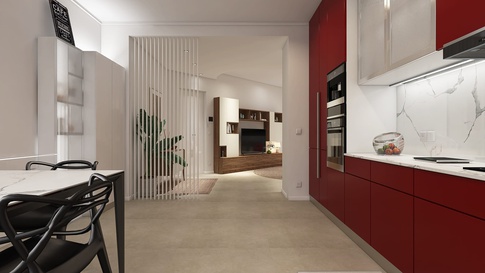 Open Space in stile contemporaneo di 40 di Nicoletta Russo Interior Designer