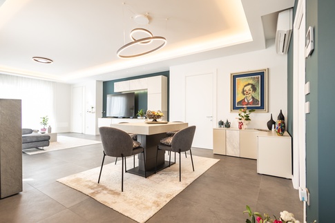 Sala da Pranzo in stile contemporaneo di 40 di Architetto Zavagnini Daniele