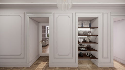 Ingresso in stile classico di 23 di Maison Monrò Ingresso in stile classico di 23 di Maison Monrò