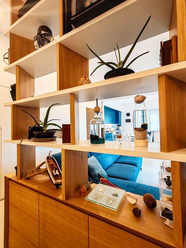 Open Space in stile contemporaneo di 45 di Rossana Alfieri Architetto