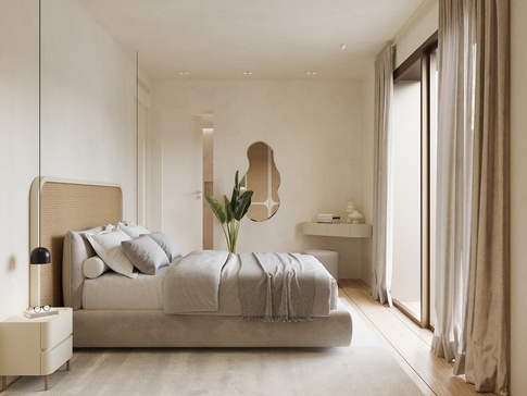 Camera da Letto in stile contemporaneo di 26 di EmmePi Architettura