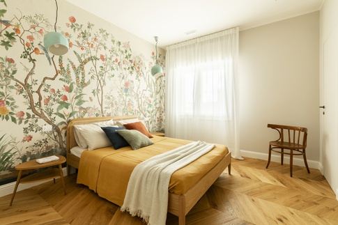 Camera da Letto in stile retrò di 14 di Rachele Biancalani Studio Camera da Letto in stile retrò di 14 di Rachele Biancalani Studio