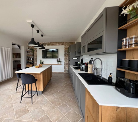 Cucina in stile soft industrial di 30 di Ing. Sara Russo