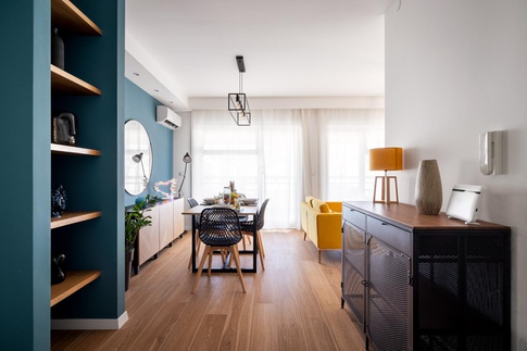 Soggiorno in stile scandinavo di 27 di Marila Fasulo Architetto