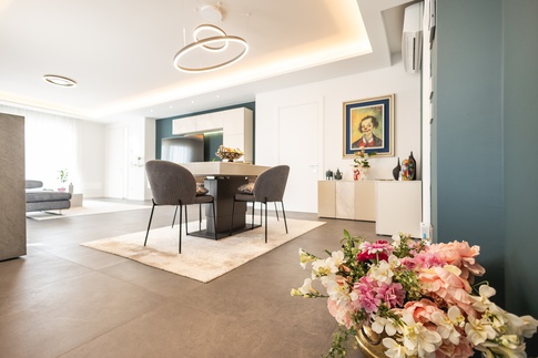 Sala da Pranzo in stile contemporaneo di 40 di Architetto Zavagnini Daniele