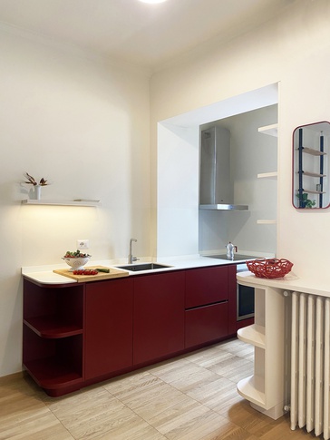 Cucina in stile contemporaneo di 21 di ALTANA STUDIO