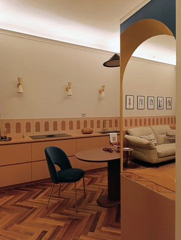 Cucina in stile maximalista di 11 di Rachele Biancalani Studio