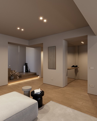 Soggiorno in stile moderno di 50 di doppiozero interior
