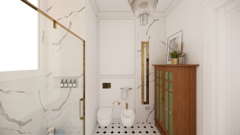 Bagno di Servizio in stile classico di 5 di Maison Monrò