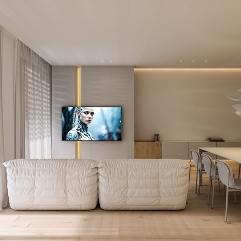 Open Space in stile minimal di 37 di 1507 Interior studio