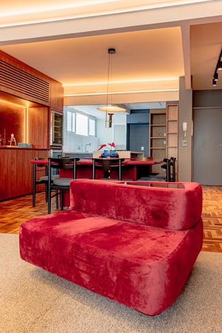 Soggiorno in stile contemporaneo di 80 di Guzlive