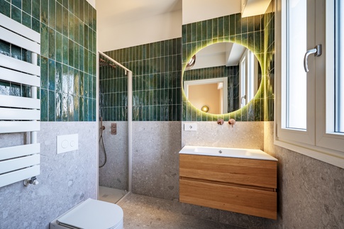 Bagno in stile contemporaneo di 6 di Gianluca Chiocca Interior Design Studio