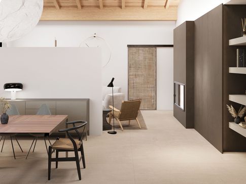 Open Space in stile contemporaneo di 58 di Cariolato Arredamenti