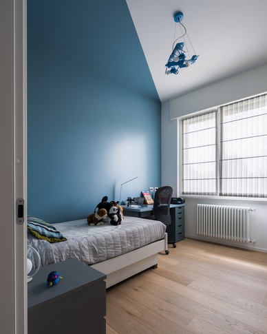 Cameretta Bambini in stile moderno di 11 di Annalisa Carli Architetto