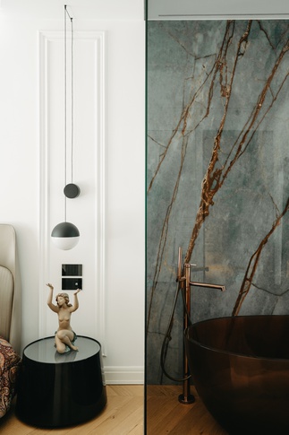 Open Space in stile glamour di 150 di Architetto Michelangelo Todisco