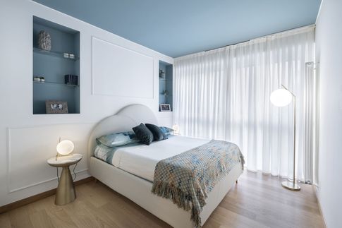 Camera da Letto in stile contemporaneo di 14 di Bossi Vigorito Building Interior