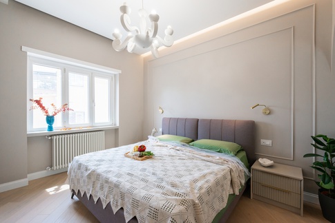 Camera da Letto in stile contemporaneo di 17 di Laura Mapelli Architetto