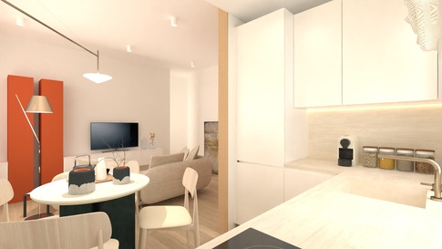 Open Space in stile contemporaneo di 25 di ALTER EGO LIVING DESIGN