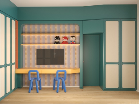 Cameretta Bambini in stile contemporaneo di 21 di EmmePi Architettura Cameretta Bambini in stile contemporaneo di 21 di EmmePi Architettura