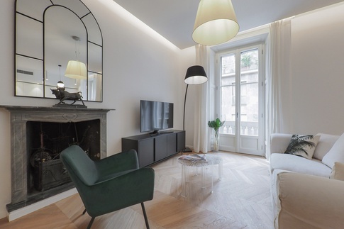 Open Space in stile glamour di 40 di Desearq studio - architettura e interior design Open Space in stile glamour di 40 di Desearq studio - architettura e interior design