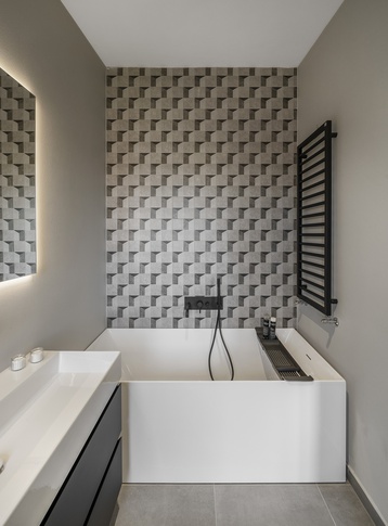 Bagno in stile contemporaneo di 5 di DQA Studio di architettura Bagno in stile contemporaneo di 5 di DQA Studio di architettura