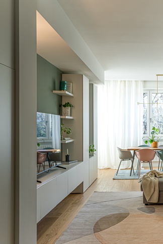 Soggiorno in stile contemporaneo di 33 di Storie Design Studio