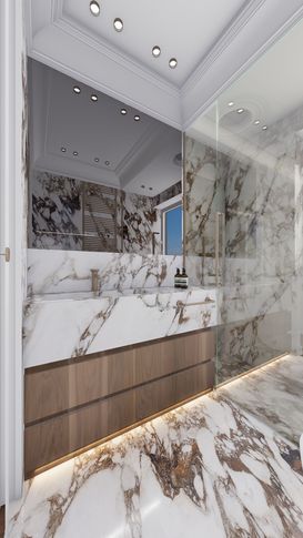 Bagno in stile classico di 10 di Salvatore Sito Interior Designer