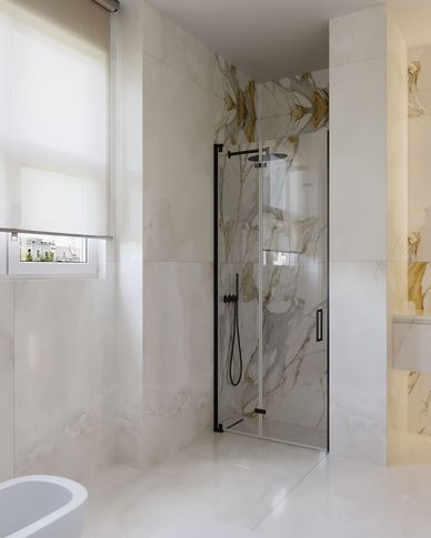 Bagno in stile contemporaneo di 8 di Elena Russo Interiors Bagno in stile contemporaneo di 8 di Elena Russo Interiors