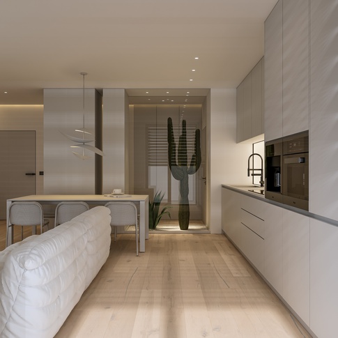 Open Space in stile minimal di 37 di 1507 Interior studio Open Space in stile minimal di 37 di 1507 Interior studio