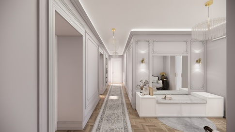 Ingresso in stile classico di 23 di Maison Monrò