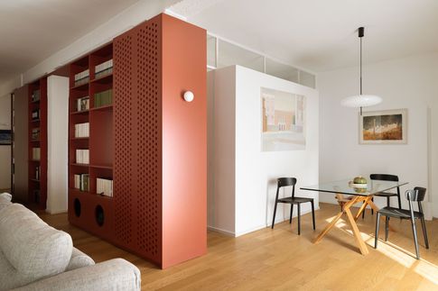 Open Space in stile contemporaneo di 120 di RM\Architecture Open Space in stile contemporaneo di 120 di RM\Architecture