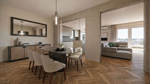 Open Space in stile soft industrial di 9 di JFD Juri Favilli Design Open Space in stile soft industrial di 9 di JFD Juri Favilli Design
