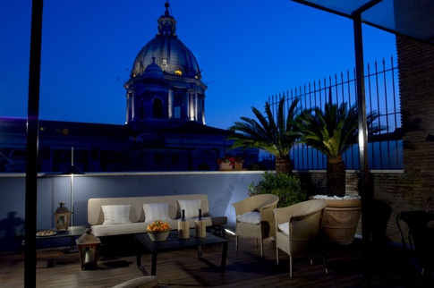 Terrazza in stile anni '50 di 150 di Sara Lucci Architetto