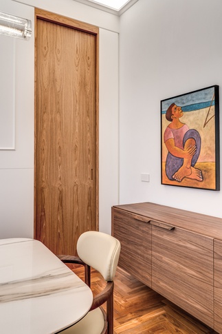 Sala da Pranzo in stile contemporaneo di 30 di MOB Architects