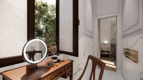 Bagno in stile classico di 11 di Maison Monrò