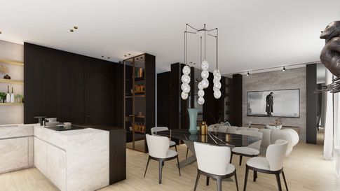 Open Space in stile classico di 30 di Salvatore Sito Interior Designer Open Space in stile classico di 30 di Salvatore Sito Interior Designer