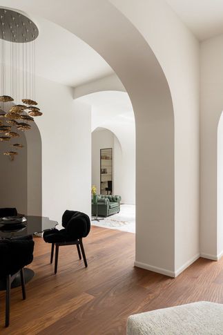 Open Space in stile contemporaneo di 450 di Studiounoarchitettura