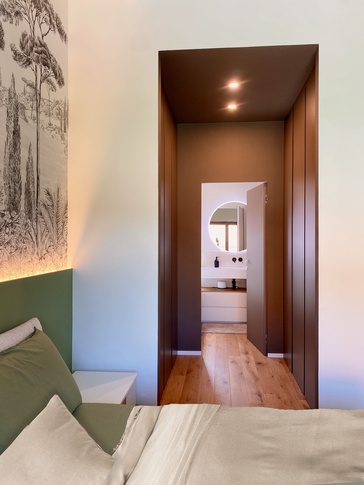 Camera da Letto in stile moderno di 17 di SuMisura Architetti