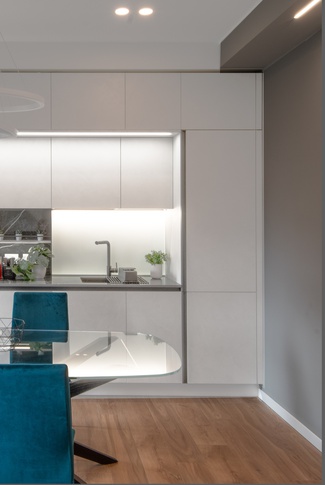 Open Space in stile contemporaneo di 30 di architetto Caterina Martini