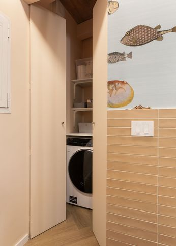 Bagno in stile contemporaneo di 6 di Facta Studio Architetti Milano