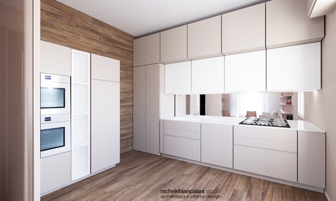Cucina in stile contemporaneo di 16 di Rachele Biancalani Studio