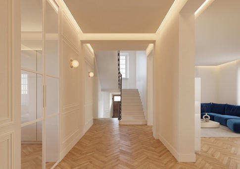 Ingresso in stile japandi di 23 di EmmePi Architettura Ingresso in stile japandi di 23 di EmmePi Architettura